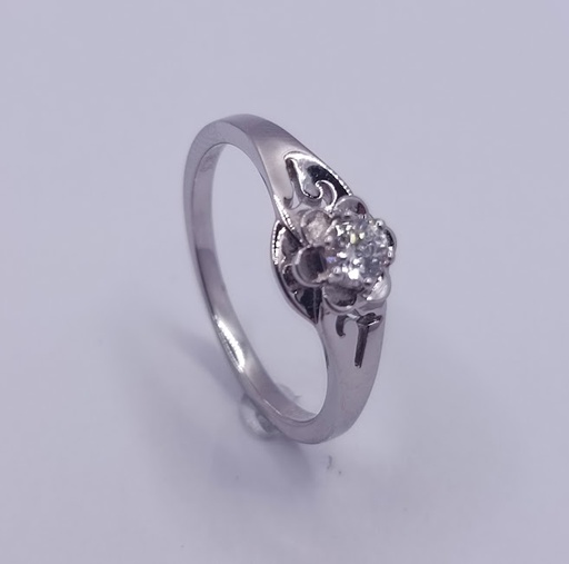R-1062 Anillo Plata Roseta