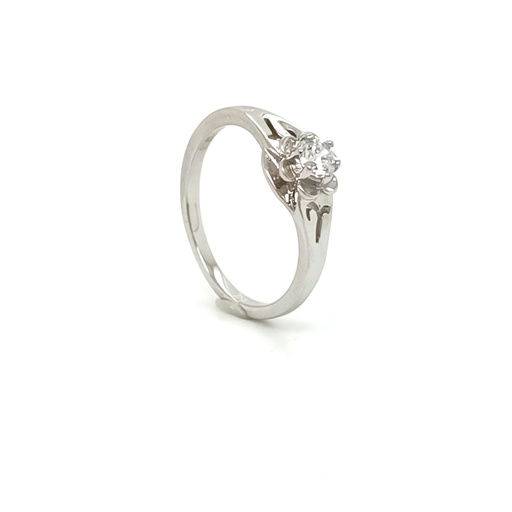 R-1062 Anillo Plata Roseta