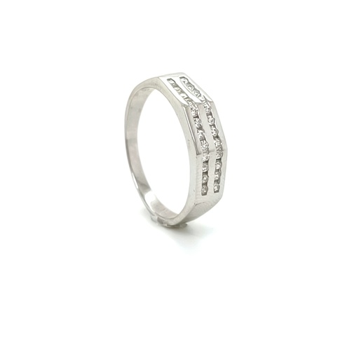 R-1301 Anillo Plata Cintillo