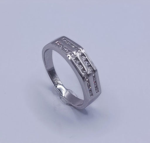 R-1301 Anillo Plata Cintillo