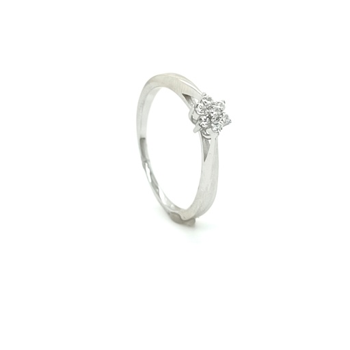 R-1302 Anillo Plata Roseta