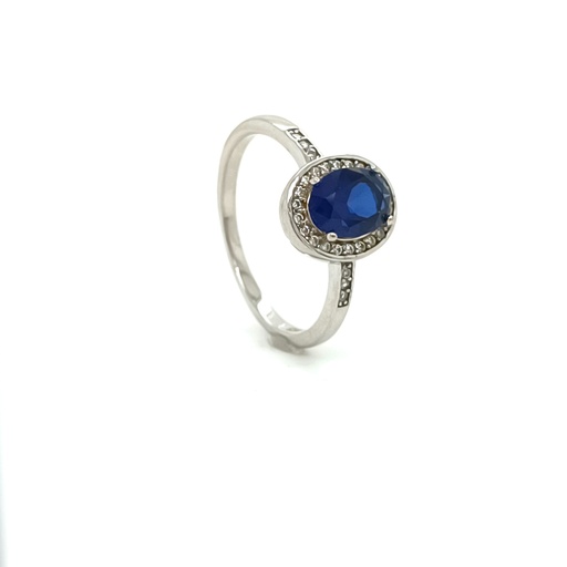 R-1324 Z Anillo Plata Zafiro