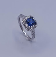 R-1325 Z Anillo Plata Zafiro 