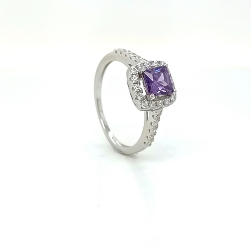 R-1325 AM Anillo Plata Amatista 