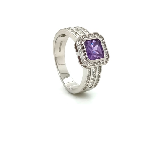 R-1331 AM Anillo Plata Amatista