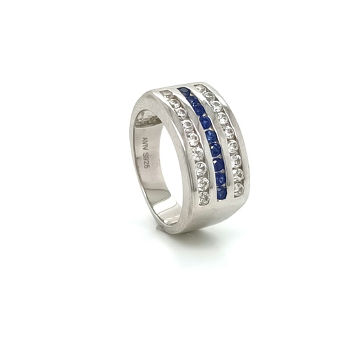 R-1306 Anillo Plata Cintillo