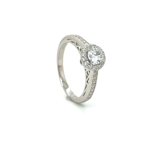 SR-1508 Anillo Plata Compromiso Galeria