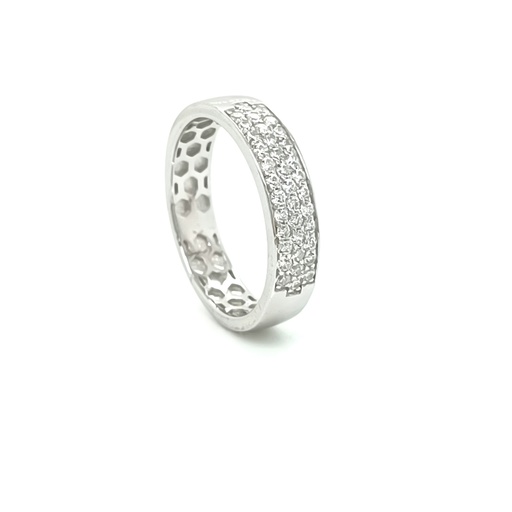 SR-1504 Anillo Plata Cintillo triple
