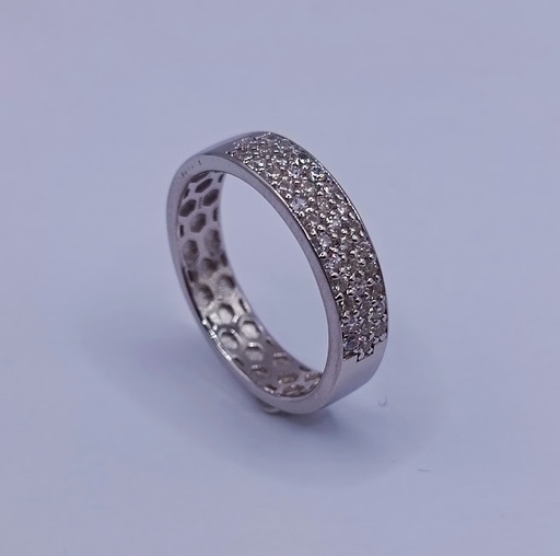 SR-1504 Anillo Plata Cintillo triple