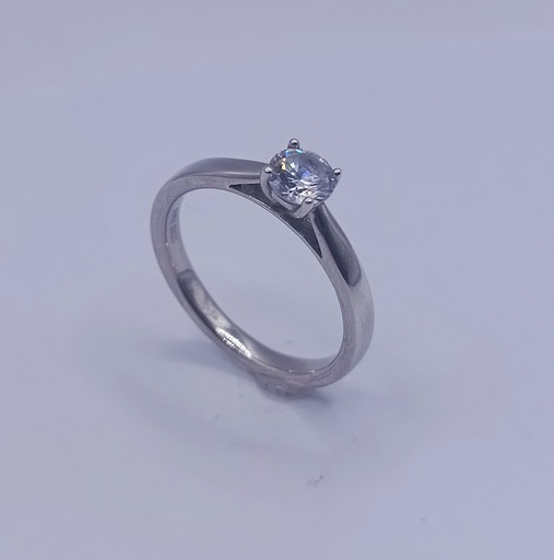 R-1701 Anillo Plata Solitario 5mm