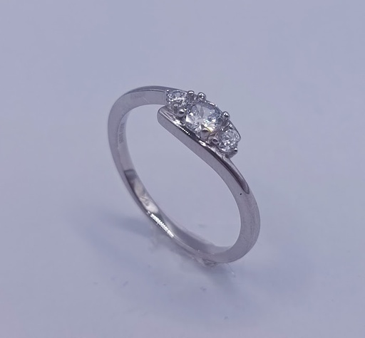 R-1703 Anillo Plata Tricillo