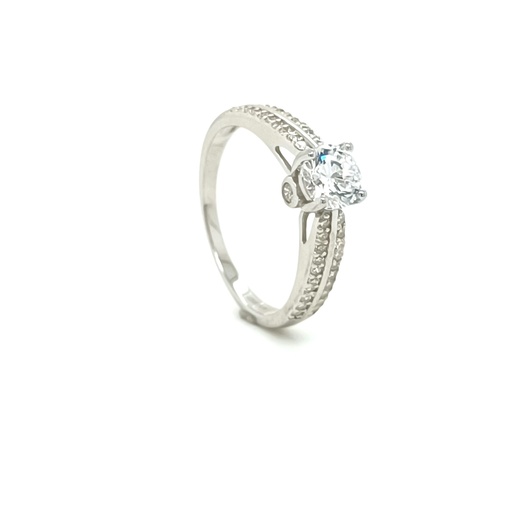 R-1713 Anillo Plata Compromiso