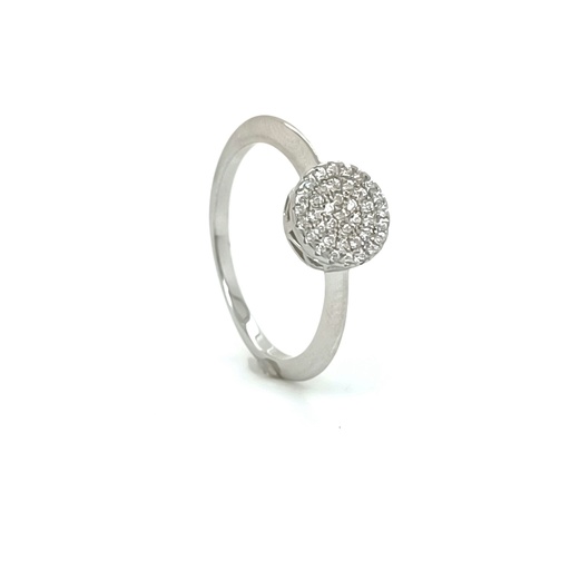 JR-0103 Anillo Plata Halo Multi