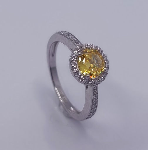 R-0032 Y Anillo Plata Yellow