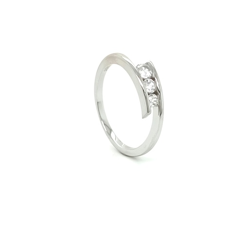 R-2406 Anillo Plata Tricillo Tension