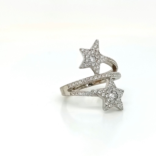 SL32149A1 Anillo Plata Estrella