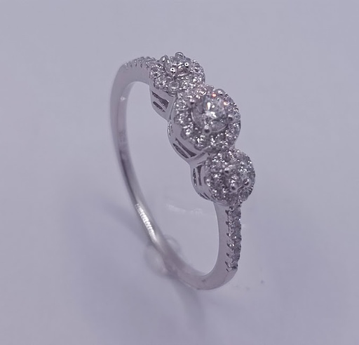 SL30255A1 Anillo Plata Tricillo