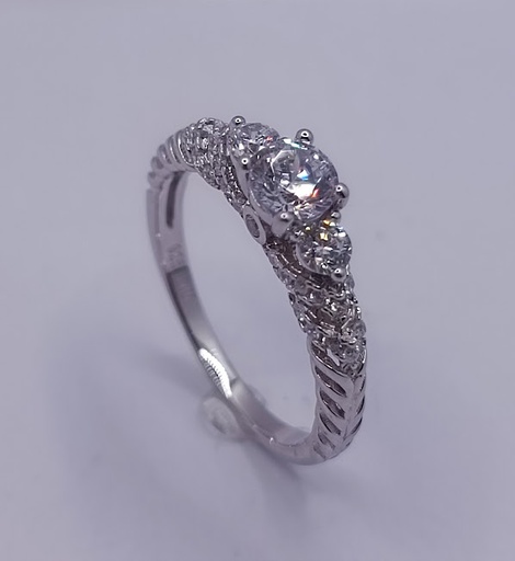 SL30980A1 Anillo Plata Tricillo