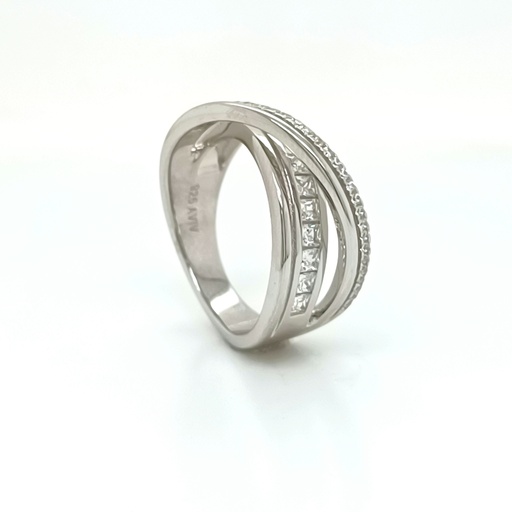 SL32699A1 Anillo Plata Cross Lays