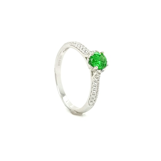 SL30929L1 Anillo Plata Esmeralda