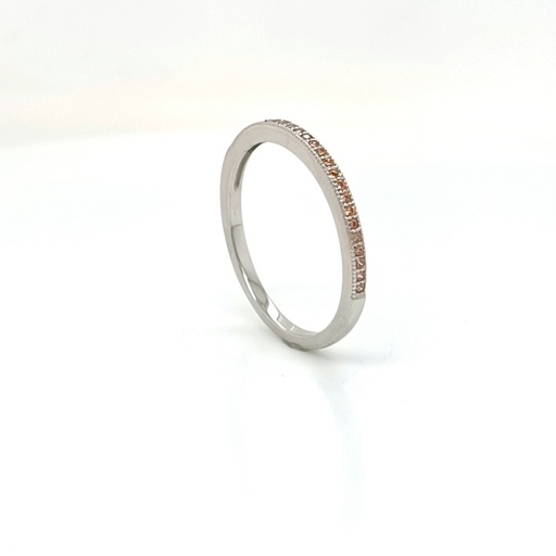 SL60268D1 Anillo Plata Cintillo Fino Champagne