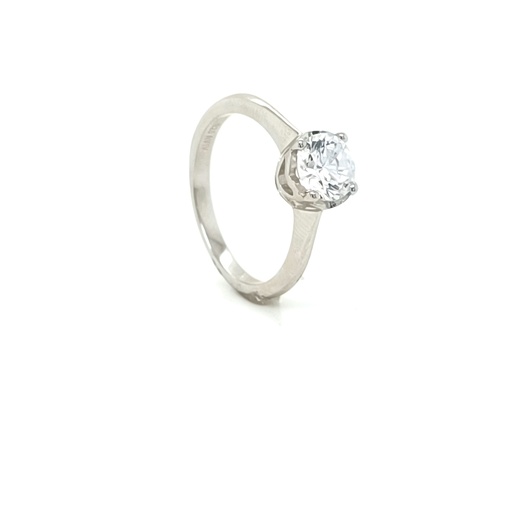 SL30912A1 Anillo Plata Solitario Galeria Corazon