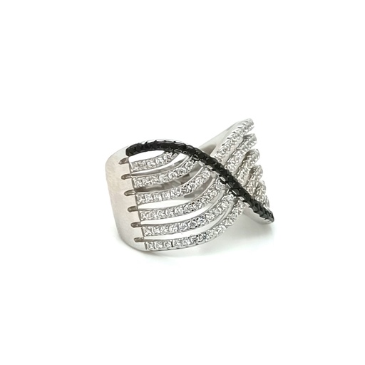 SL31701H1 Anillo Plata Multi Bandas