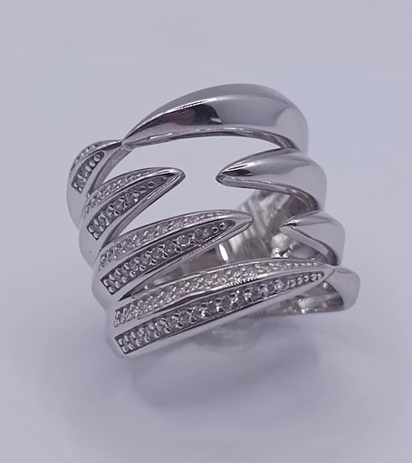 SL90217A1 Anillo Plata Rodio