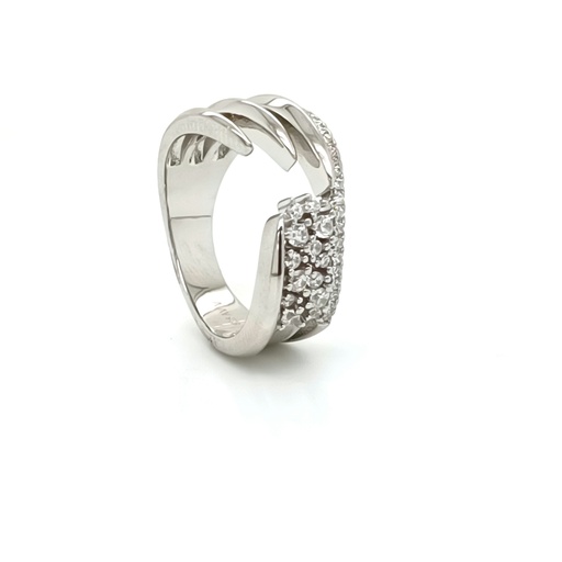 SL90218A1 Anillo Plata Racimo