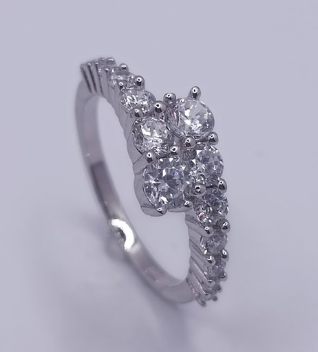 SL90373A1 Anillo Plata Rodio