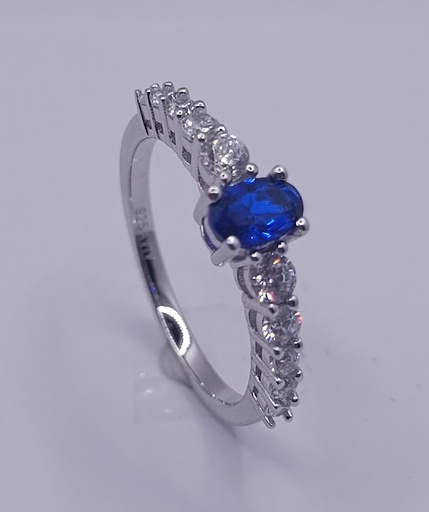SL90435J1 Anillo Plata Rodio