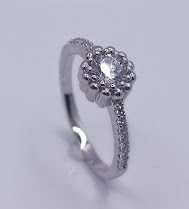 SL90381A1 Anillo Plata Rodio