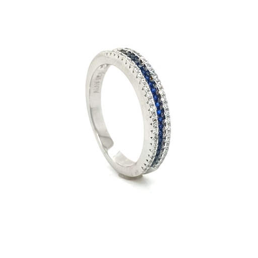 SL30525J1 Anillo Plata Zafiro