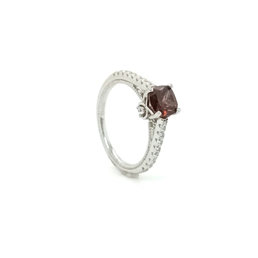 SL31714C1 Anillo Plata Brown