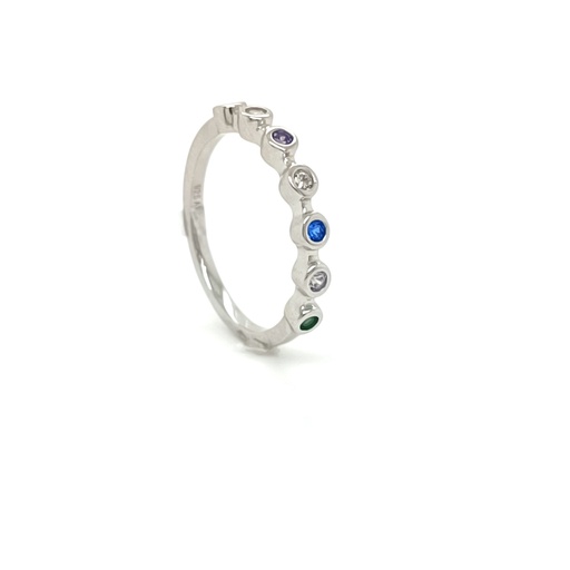SL90266B1 Anillo Plata Cintillo