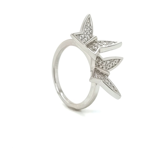 SL33637A1 Anillo Plata Mariposa