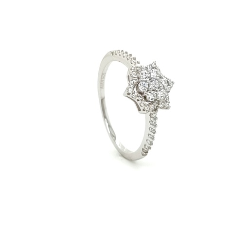 SL90327A1 Anillo Plata Estrella