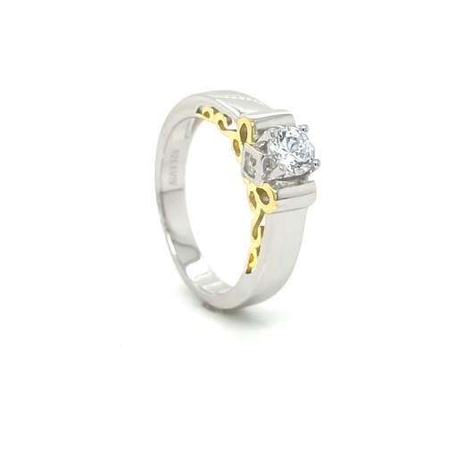 SL90585K1 Anillo Plata
