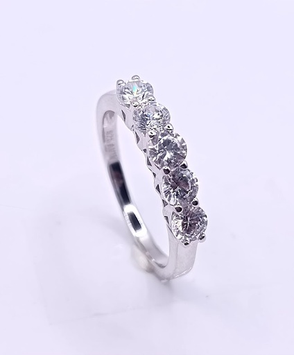 SL39184A1 Anillo Plata Cintillo 
