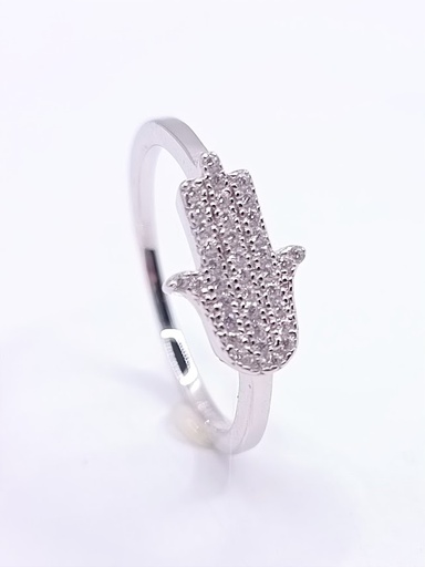 SL39262A1 Anillo Plata Mano Fatima