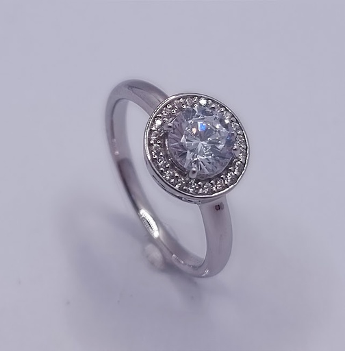 10675FRS1 Anillo Plata Halo