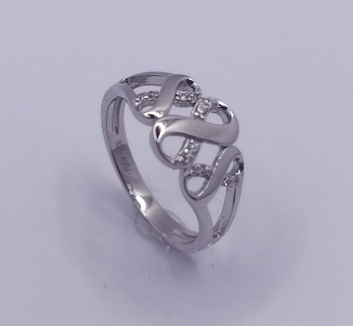 10692FRS1 Anillo Plata Infinito