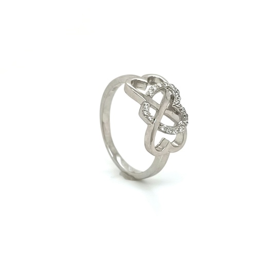 10693FRS1 Anillo Plata Corazones