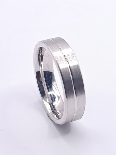 AM 1602 Argolla Plata Ergonomica Matrimonio Alianzas