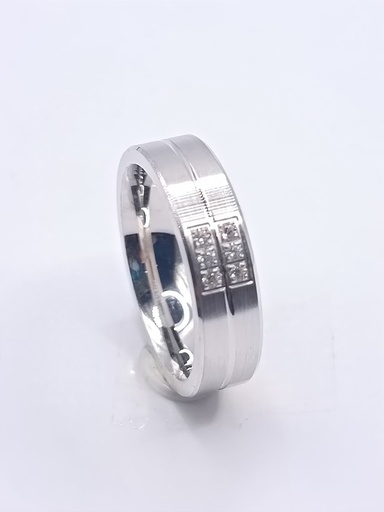 AM 1602CZ Argolla Plata Ergonomica Matrimonio Alianzas