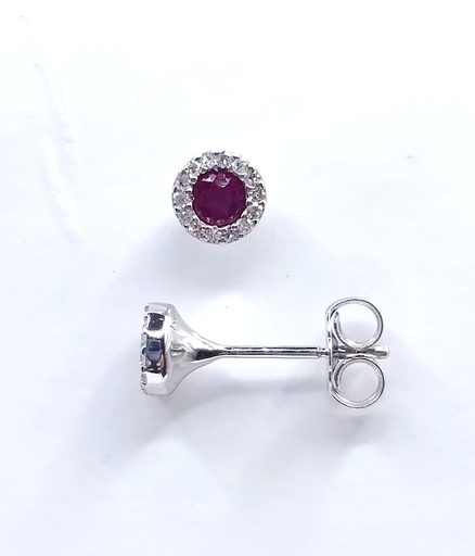 [3205123700] KE05-62941-*54 Aro Oro Blanco Brillante Rubi 