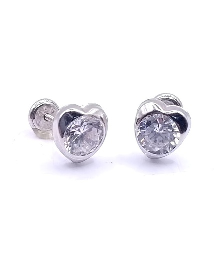 [3210132300] 1-CH-C-6-02 Aro Oro Blanco Corazon