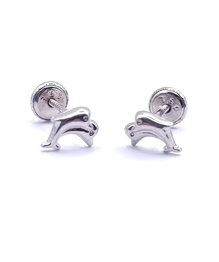 [3210134600] 1-841802P Aro Oro Blanco Delfín