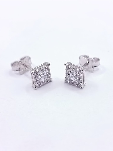 [3225100300] OR 4097W Aro Oro Blanco Circon