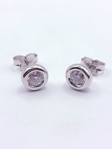 [3225100640] OR 5144.4W Aro Oro Blanco Circon